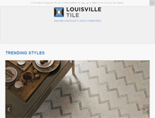 Tablet Screenshot of louisville-tile.com